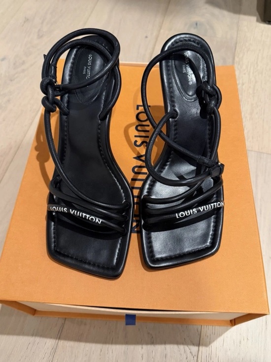 Louis Vuitton Shoes - Louis Vuitton Leather Slingback Sandals